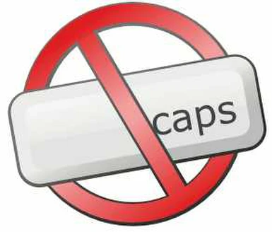 NO CAPS