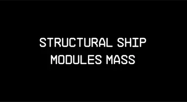 Structural Ship Modules Mass