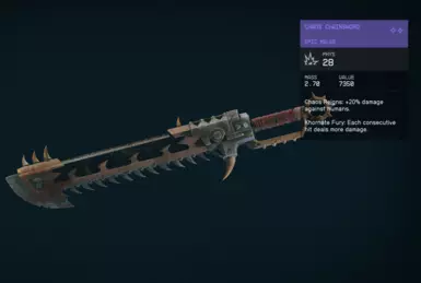 Chaos Chainsword