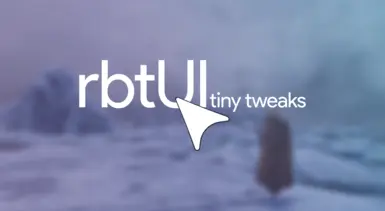 rbtUI - Tiny Tweaks