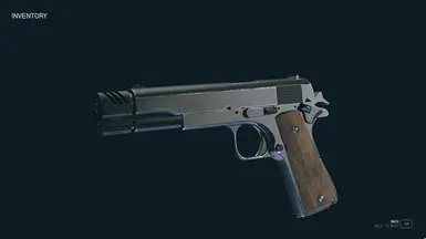 Old Earth Pistol - Blackout with Wood Grip Skin