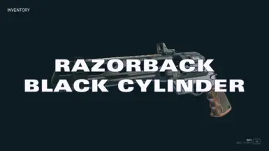 Razorback Black Cylinder - RBC