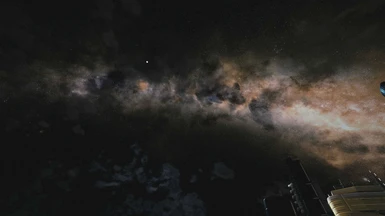 Jemison (Alpha Centauri) skybox at night