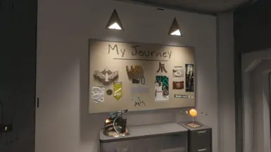 The "My Journey" progression board, filled out