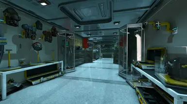 Empty Open Bay- fully decorated as an example