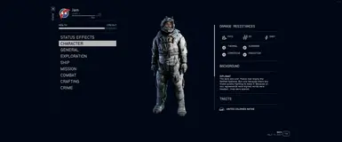 Status menu (after patch)