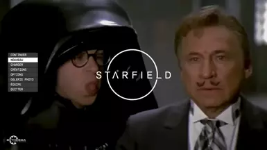 Spaceballs the Starfield main menu replacer