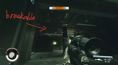 HBI Breakable Window in DR014