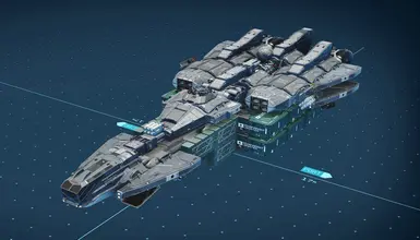 Starfield Space Battleship Build (140 meters - 9000 tons cargo) at  Starfield Nexus - Mods and Community