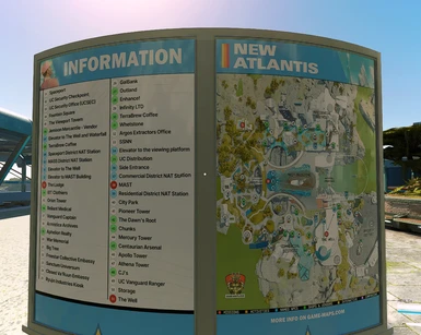 New Atlantis - Billboard Map