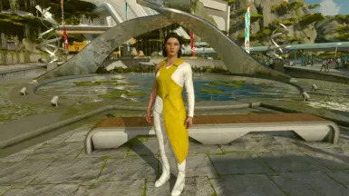 Andreja Yellow And White Outfit Recolor
