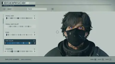 This goes over the brown eye color