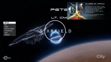 Starfield MainMenu Replacer - The Orville Opening titles at Starfield ...