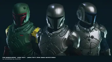 The Mandalorian - Boba Fett - Jango Fett ( STAR WARS Starborn Retextures and Mantis Replacer )