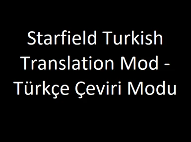 Starfield Turkish Machine Translation - Turkce Makine Cevirisi