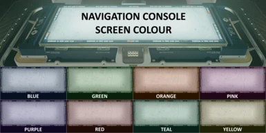 Navigation Console Screen Colours