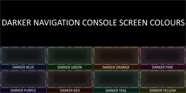 Darker Navigation Console Screen Colours