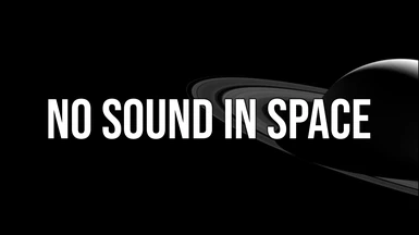 NO SOUND IN SPACE