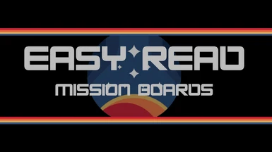 Easy Read Dark UI - Mission Boards