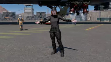 Black Urban Operator Outfit and Operator leatherwear