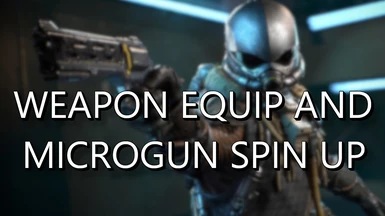 Weapon Equip (and Unequip) Animation Speed