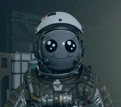 Kawaii Face Visor for Ground Crew Helmet