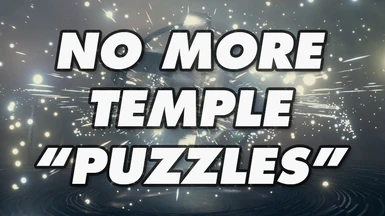 No More Temple Puzzles