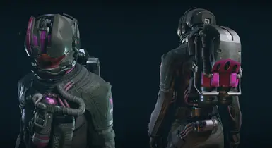 Pink SY-920 Spacesuit, Helmet &amp; Pack