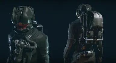 Grey SY-920 Spacesuit, Helmet &amp; Pack