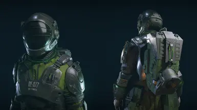Green Stormtroop Spacesuit, Helmet &amp; Pack