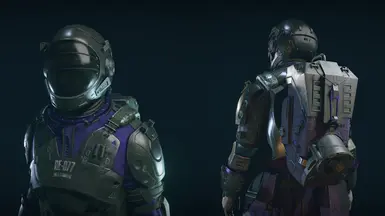 Purple Stormtroop Spacesuit, Helmet &amp; Pack
