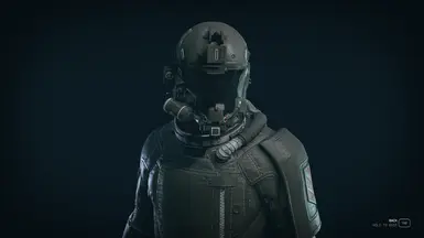 Black Opaque Visor (Marine)