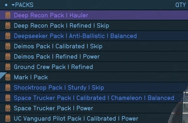Pack default