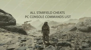 Are there Starfield cheats? - Best console commands