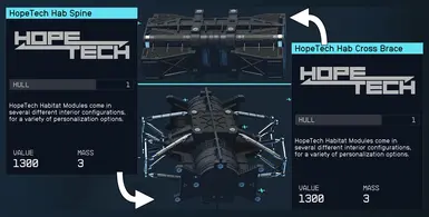 New Hull/Mass ratings for Cross Brace &amp; Spine