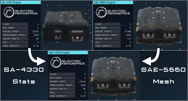 New SAE-4330 Engine