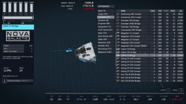 Cockpit cargo and crew stations increased