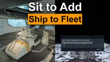 Sit To Add Ship to Fleet