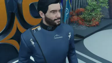 Slightly different to the regular Navy and no rank bar, since all Vanguard are Captain