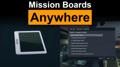 Mission Boards Anywhere - Also Bounty Clearance