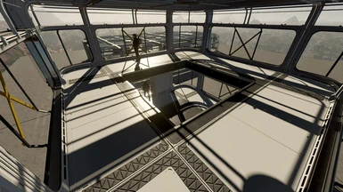 Inside the 2-story hub! You can pass through up and down (no stairs, add manually or jetpack)