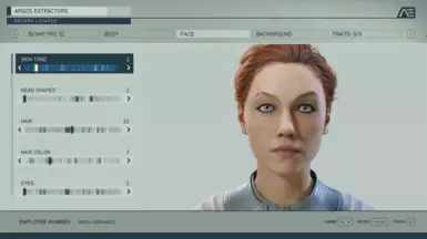 v2.1 - Modified eyebrows so she doesn't look surprised all the time