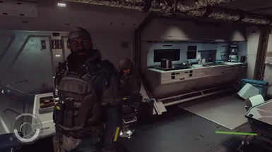 What is he looking at back there?