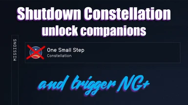 Shutdown Constellation Trigger NG plus restart
