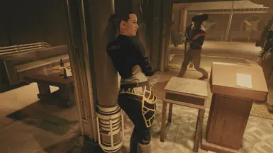 NPC wearing the Leatherwear