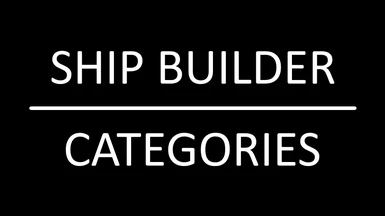 Ship Builder Categories