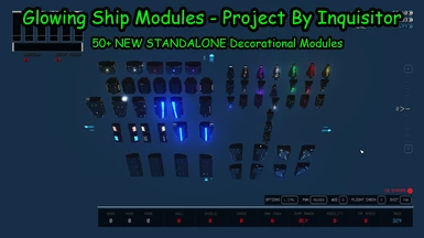 Glowing Ship Modules - Project by Inquisitor