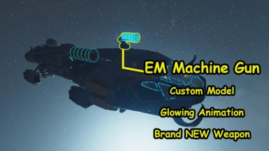 EM Machine Gun - NEW Model NEW Weapon