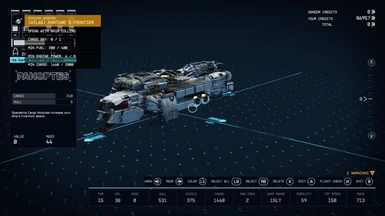Customize ships to match the specs