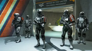 UC Military Overhaul - UC Sec Marine Spacesuits at Starfield Nexus ...